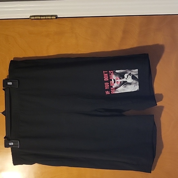 Womens Yellow / Black 2-Piece "If You Don't Pay My Bills" Short Set - Picture 5 of 8